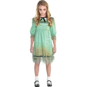 Girls Creepy Girl/Doll Costume
